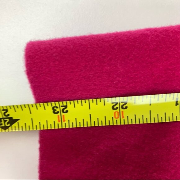 Manelli Melton Cloth Felt Pink Pea Coat size 12 - Picture 11 of 14